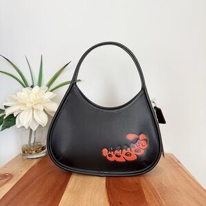 NWT Coach Ergo Bag In Coachtopia Leather With Sleepy Caterpillar Print